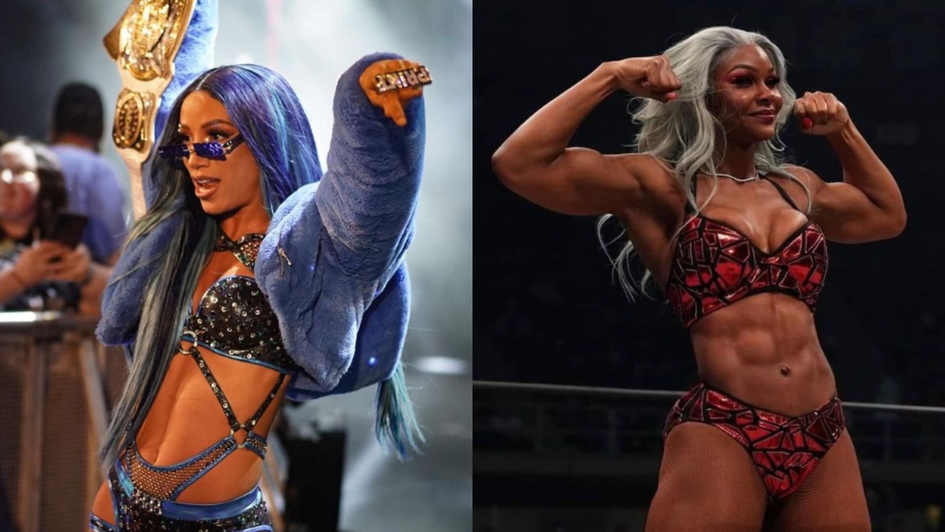 Sasha Banks (Left) and Jade Cargill (Right)