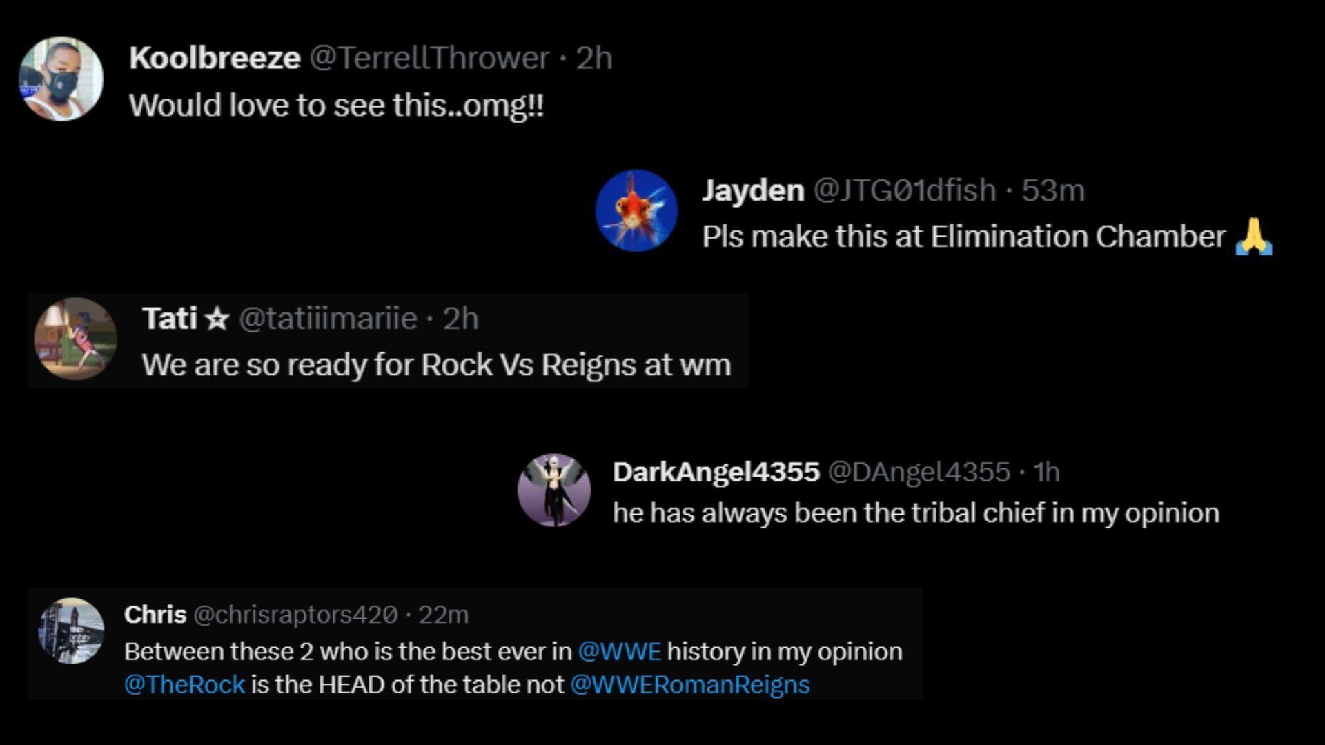 Screenshot of some more fan reactions on Twitter