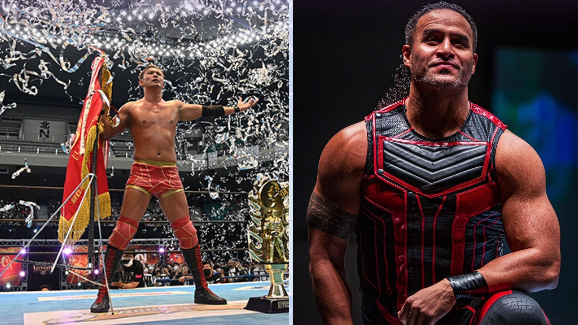 What's next for Okada and Tama Tonga? [Images via njpw.com and Tama Tonga Instagram]