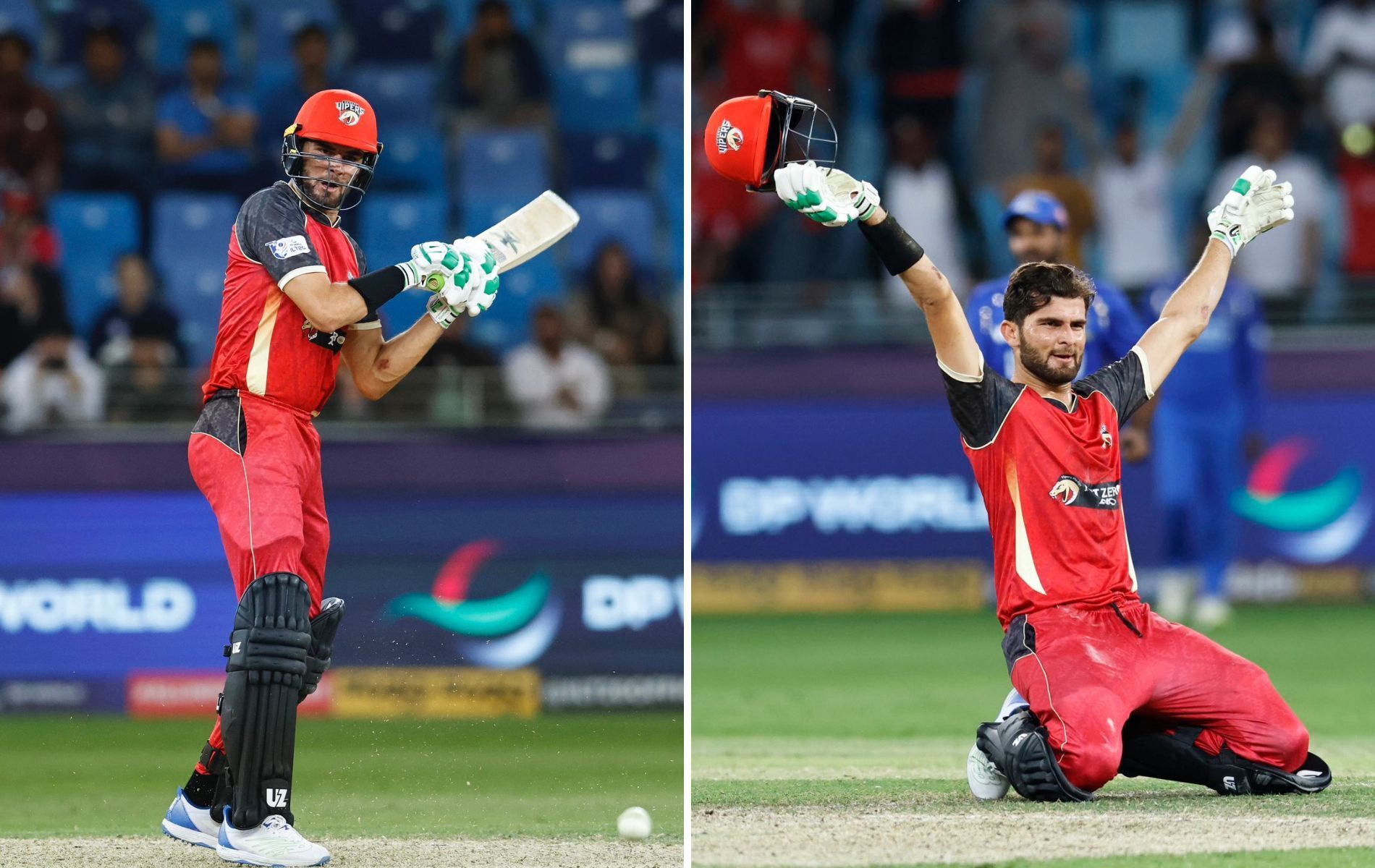 Shaheen Afridi remained unbeaten on 17.