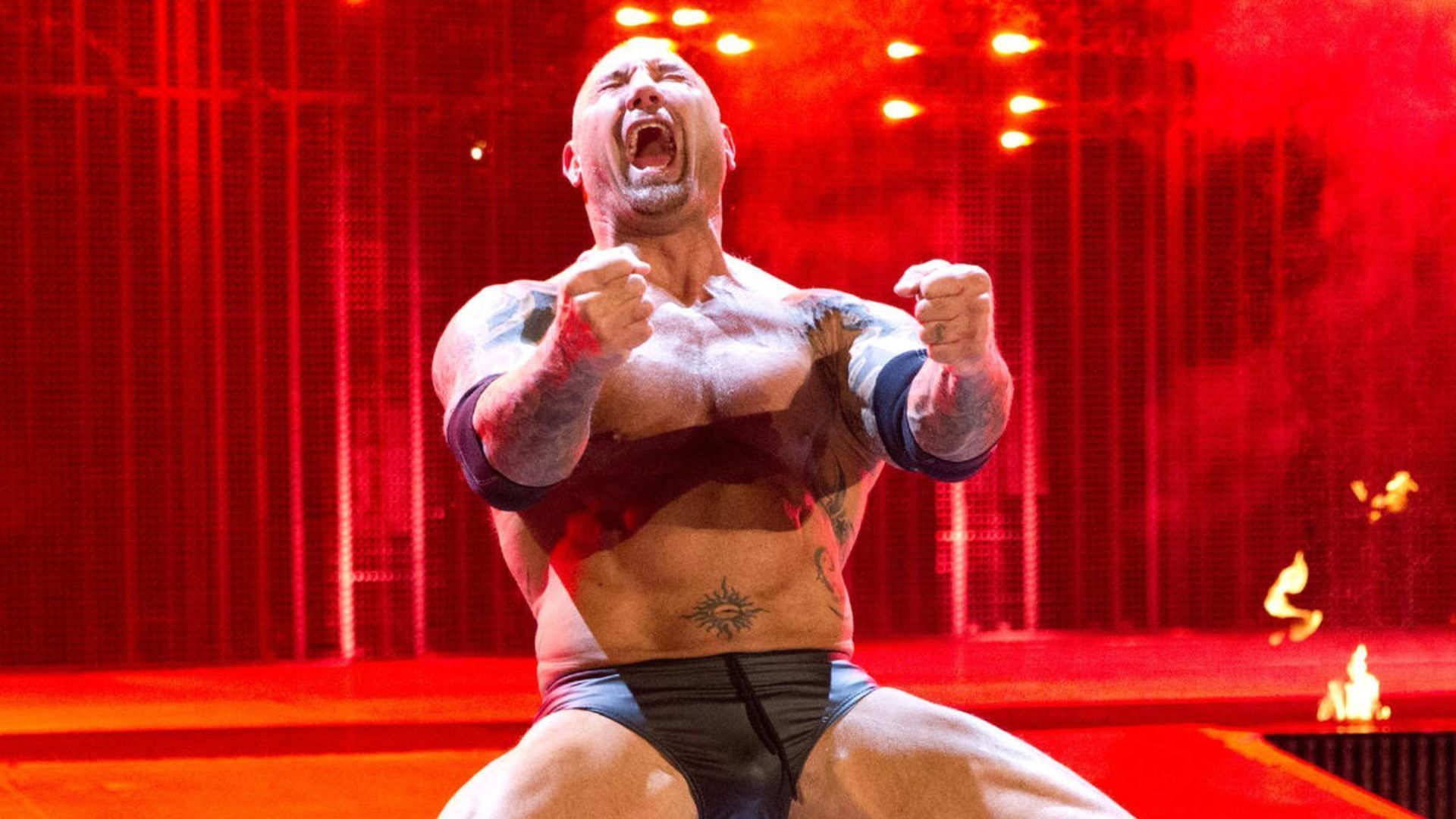 Batista was one of the most powerful athletes in WWE history