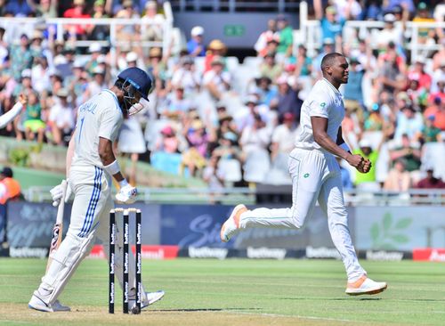 KL Rahul was caught behind off Lungi Ngidi's bowling. [P/C: Getty]