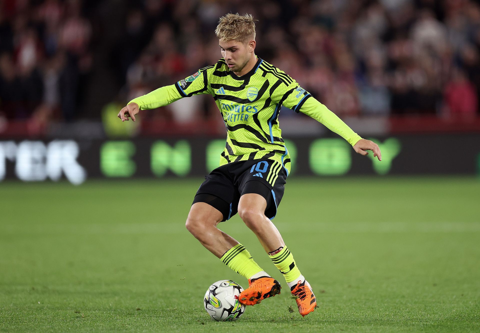 Smith Rowe made a rare start against Nottingham Forest.