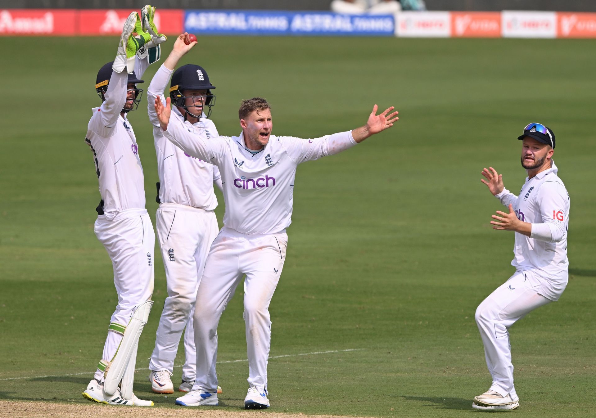 India  v England - 1st Test Match: Day Two