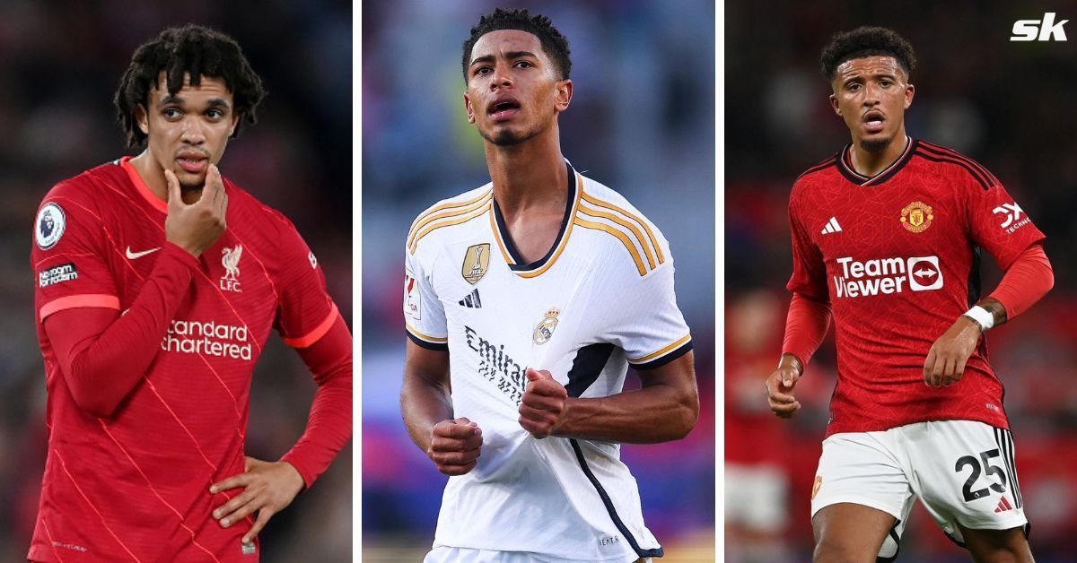 Trent Alexander-Arnold, Jude Bellingham and Jadon Sancho