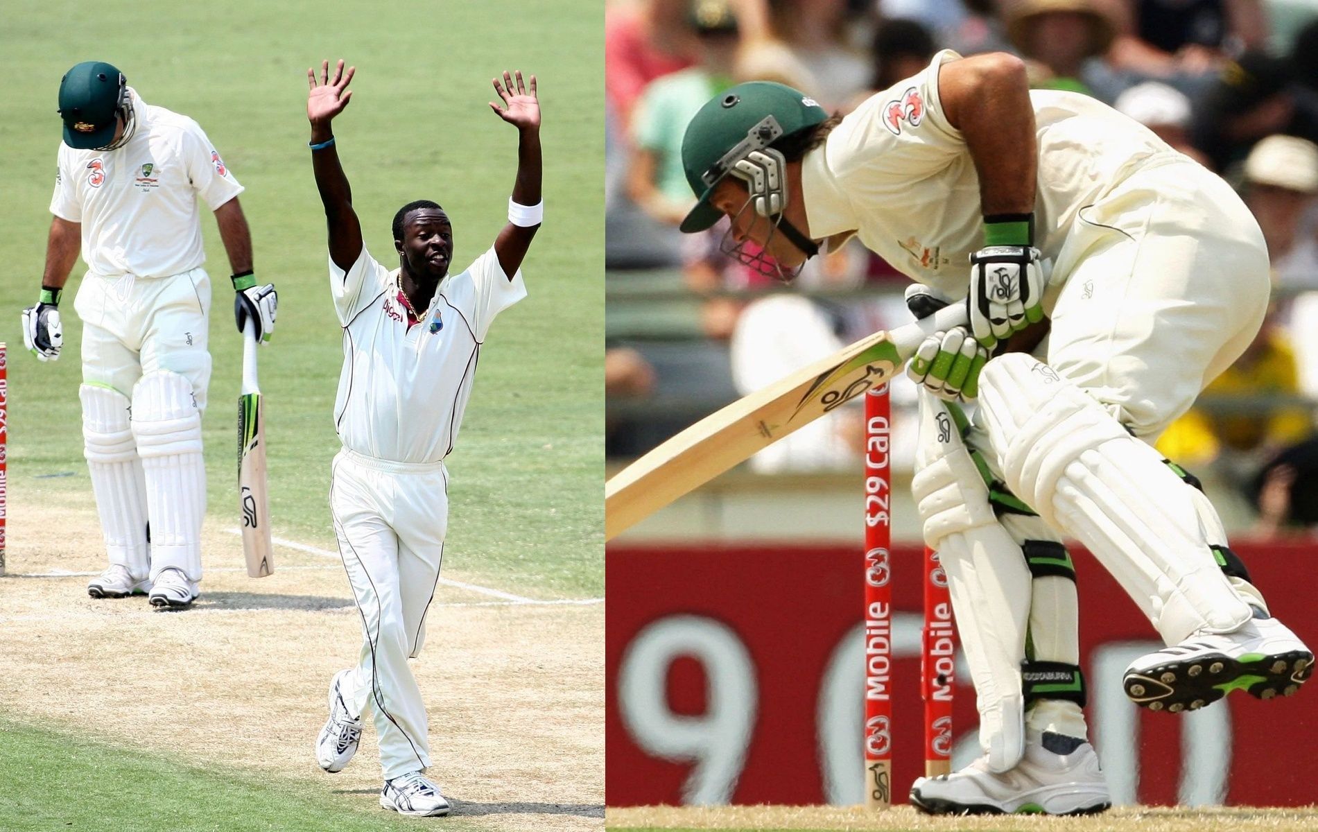 Kemar Roach, Ricky Ponting