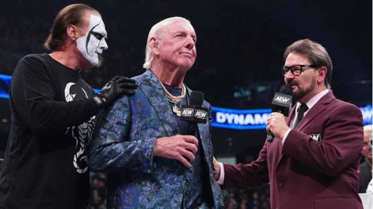 WWE दिग्गज स्टिंग और रिक फ्लेयर AEW का हिस्सा हैं 