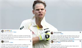 "Started his Test career as Number 8, now as a Test opener at the age of 34" - Fans react to Steve Smith being confirmed as Australian Test opener