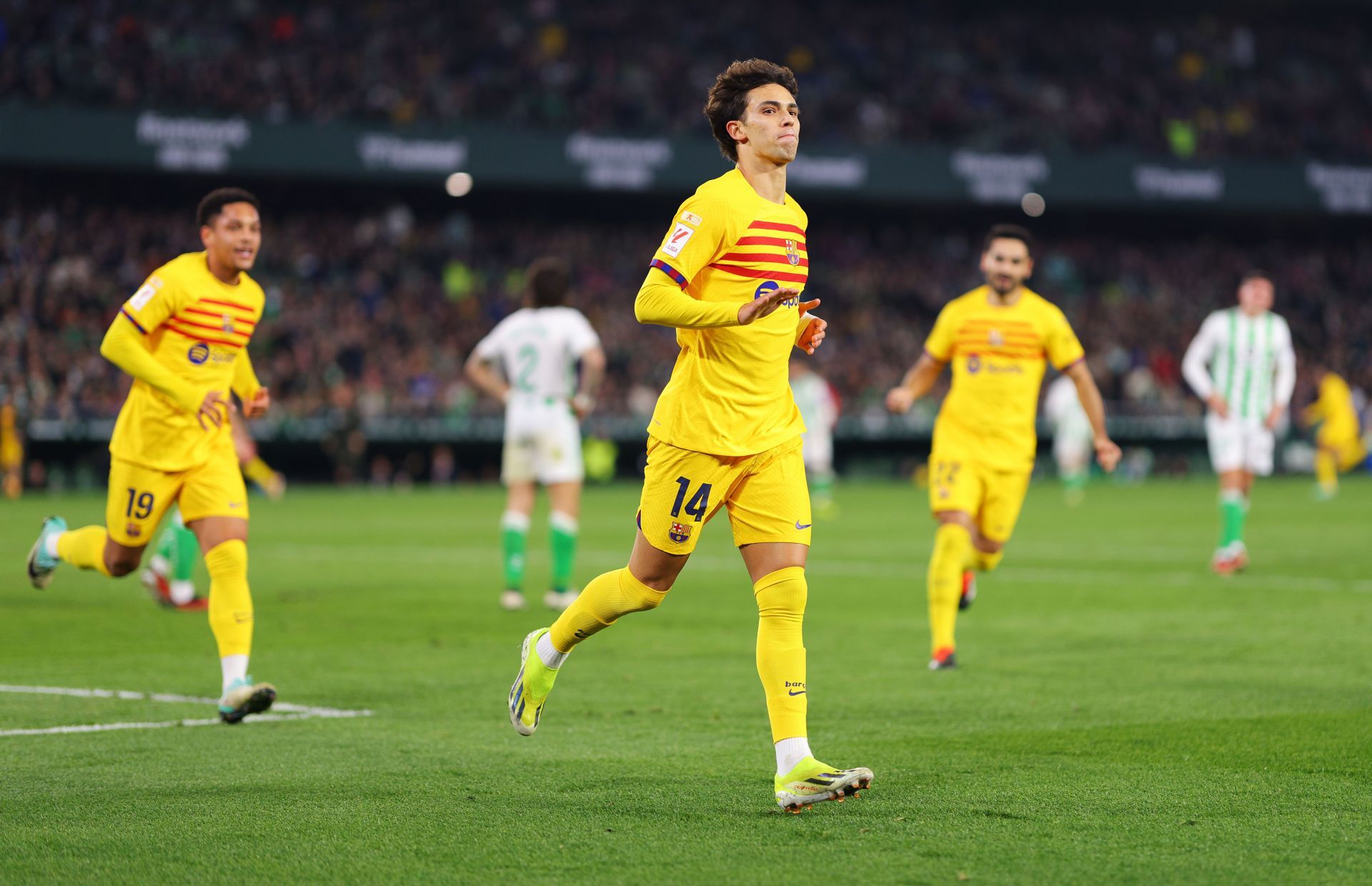 Joao Felix arrived at the Camp Nou last summer.