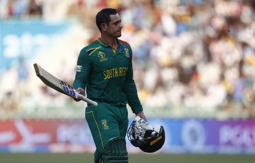 There is uncertainty over Quinton de Kock’s availability for the 2024 T20 World Cup. (Pic: Getty Images)