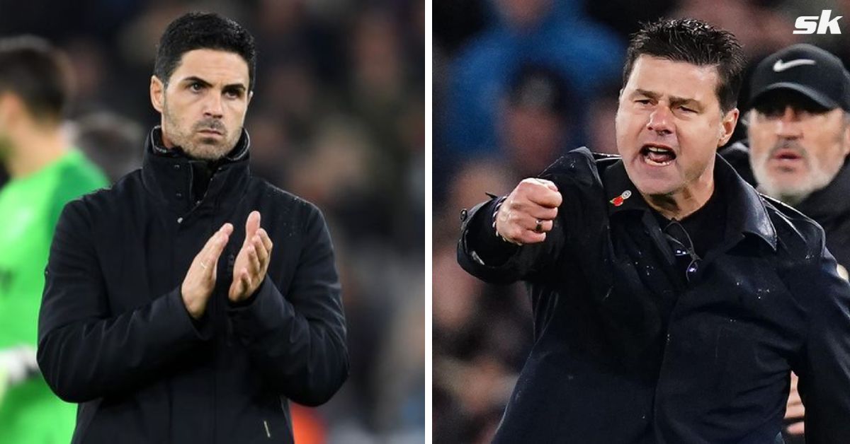 Mikel Arteta and Mauricio Pochettino (via Getty Images)