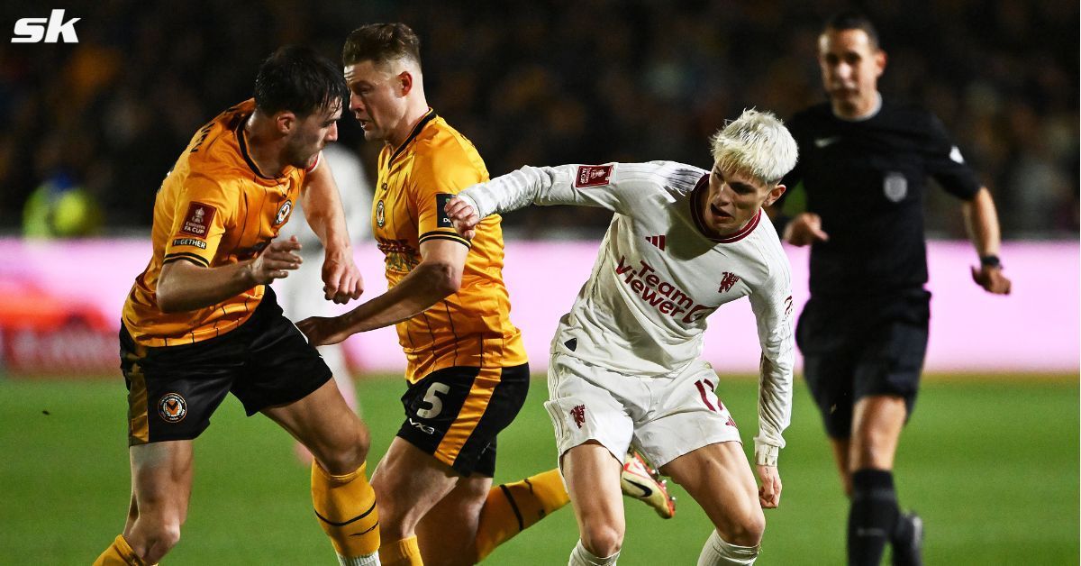 Manchester United beat Newport County 4-2 in the FA Cup on Sunday.