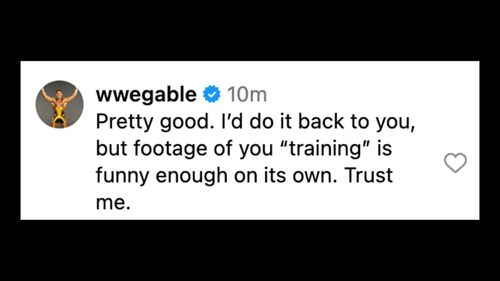 Gable fires back at The A-Lister.