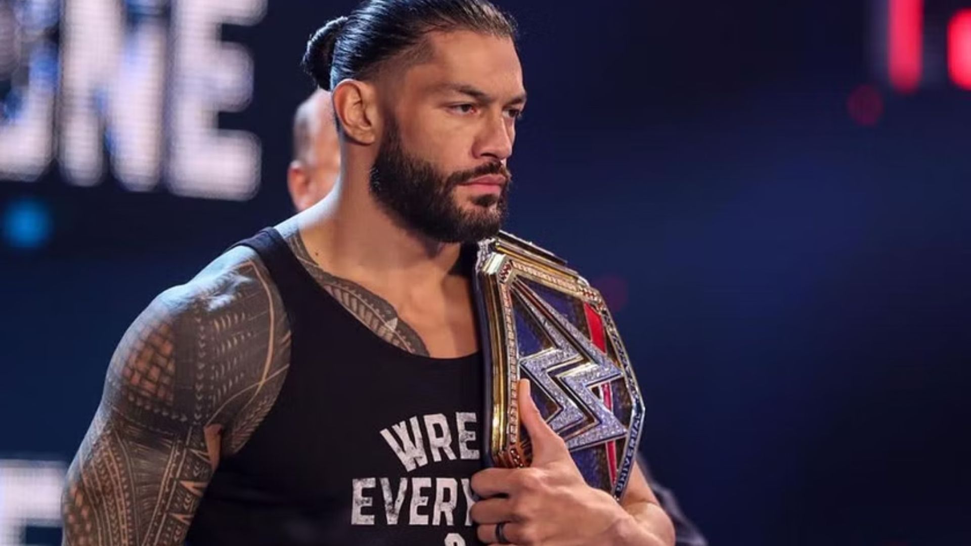 roman reigns the rock wwe 2024