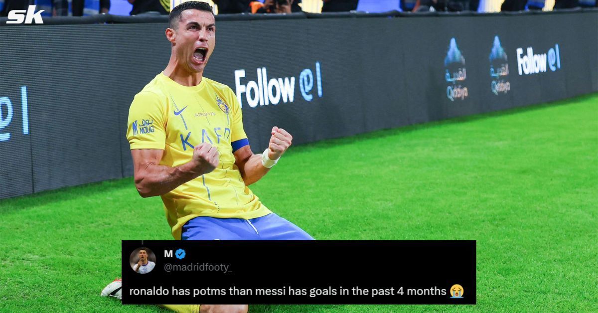 Fans react as Cristiano Ronaldo wins 4th Saudi Pro League POTM of the year