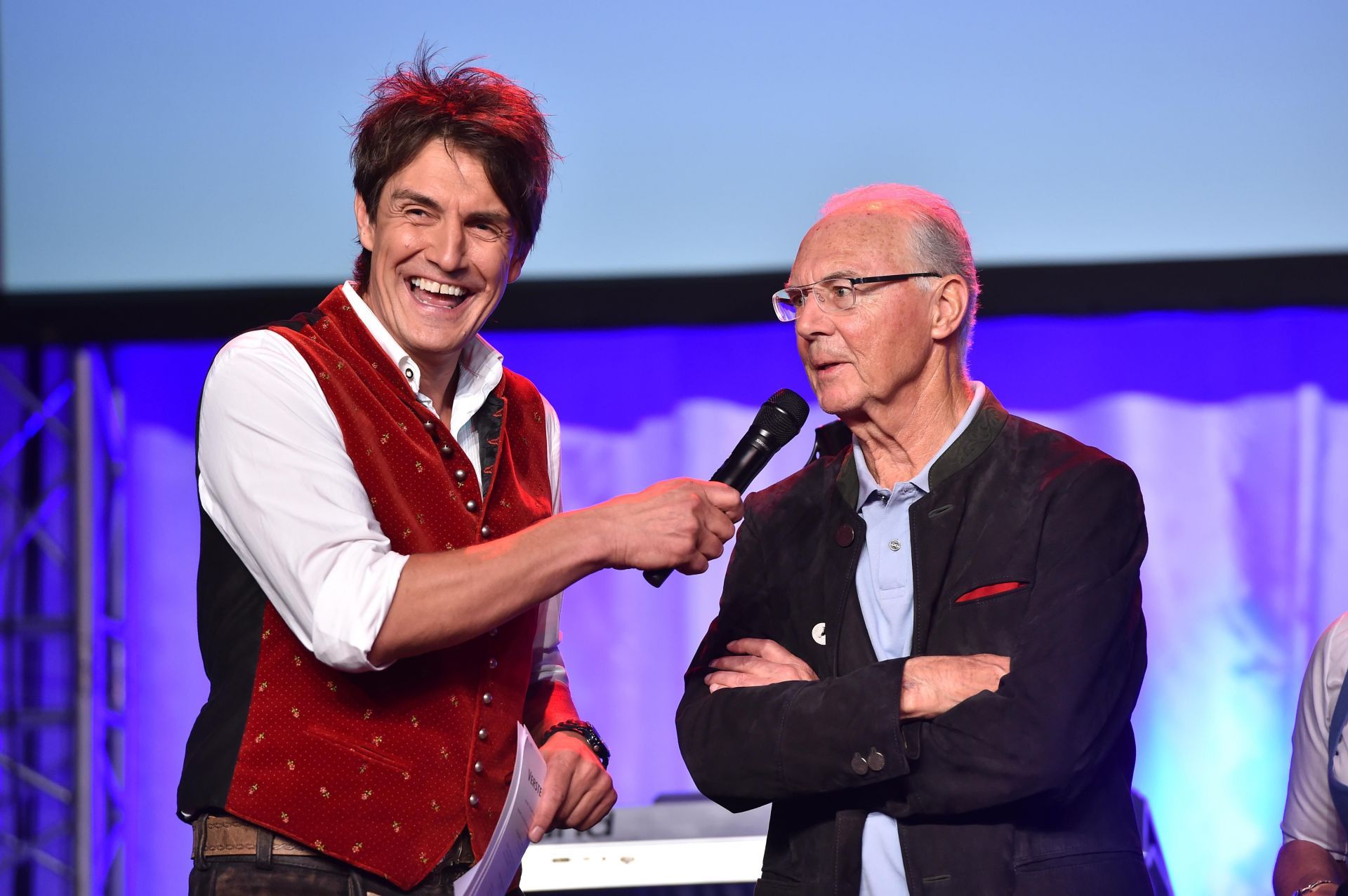 Franz Beckenbauer (right)