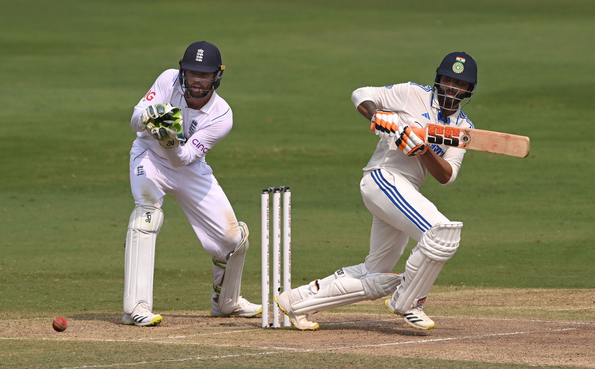 India  v England - 1st Test Match: Day Two