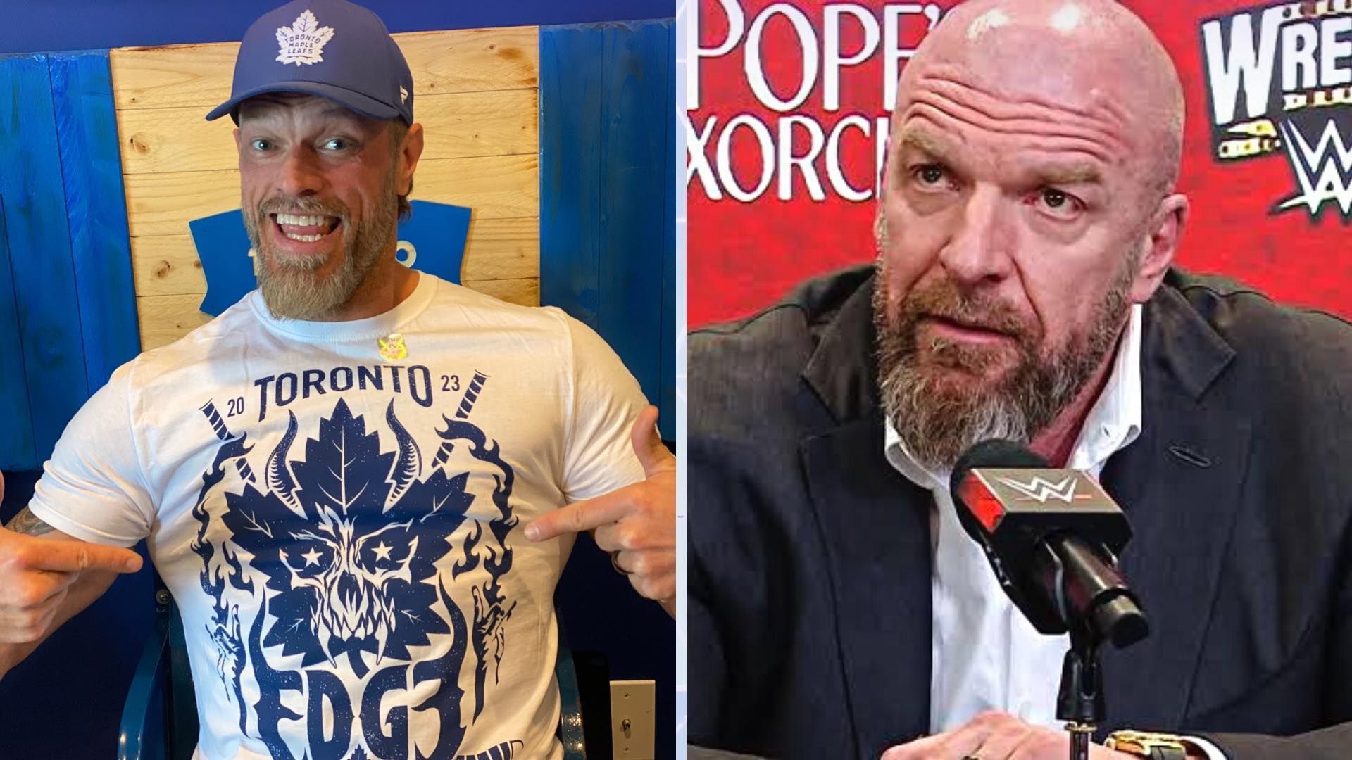 Some fans believe Edge has heat with Triple H and WWE