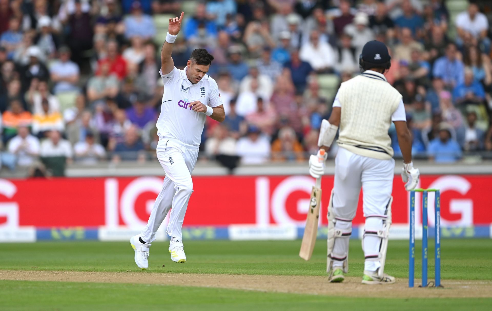 James Anderson is the leading wicket-taker in Tests against India. (Pic: Getty Images)