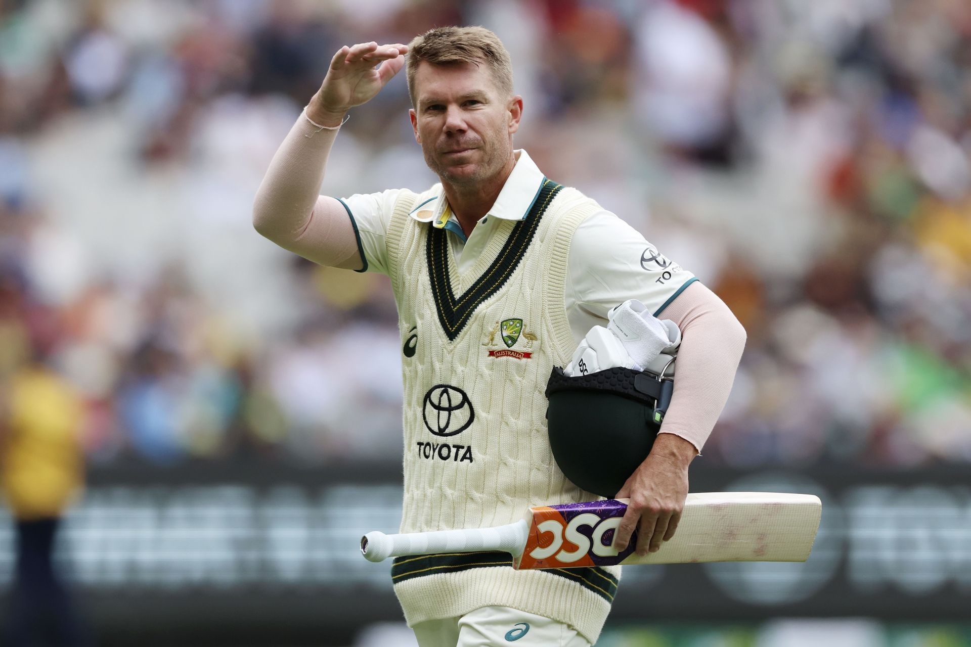 David Warner. (Image Credits: AP)