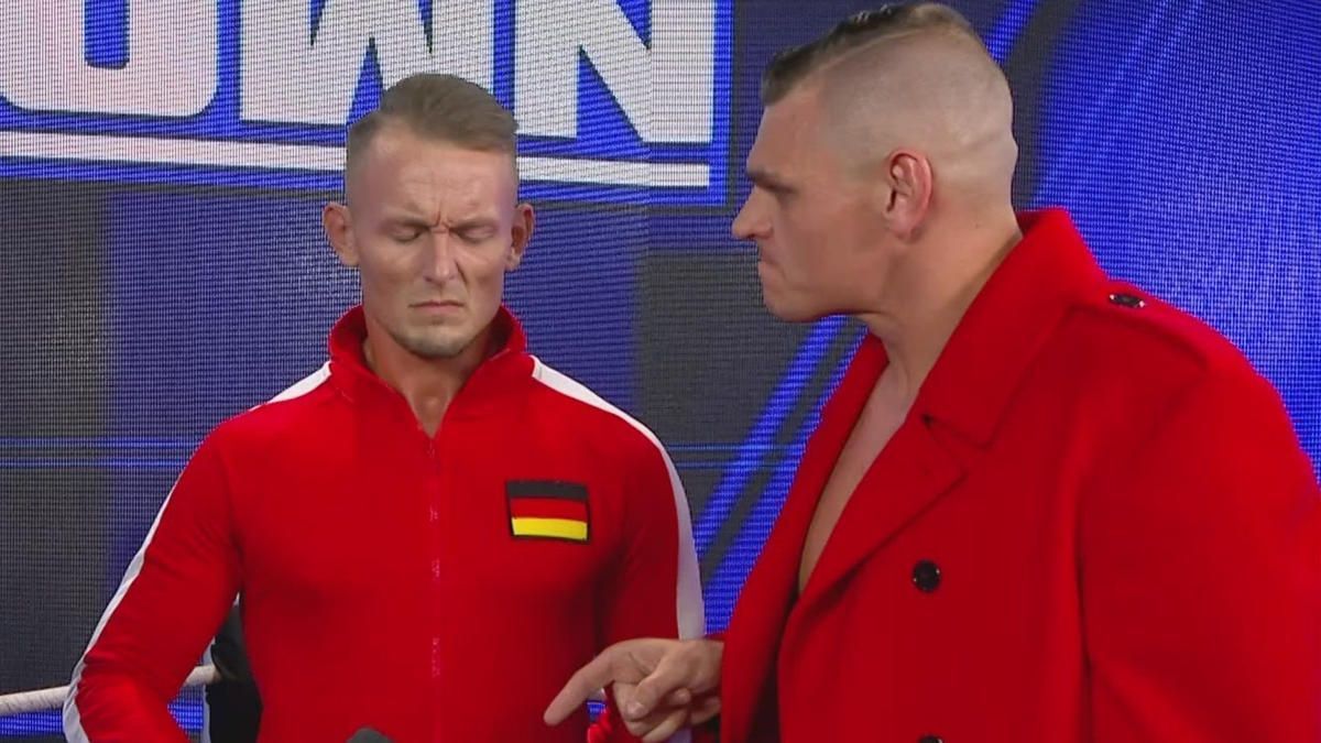 Gunther and Kaiser on an episode of SmackDown