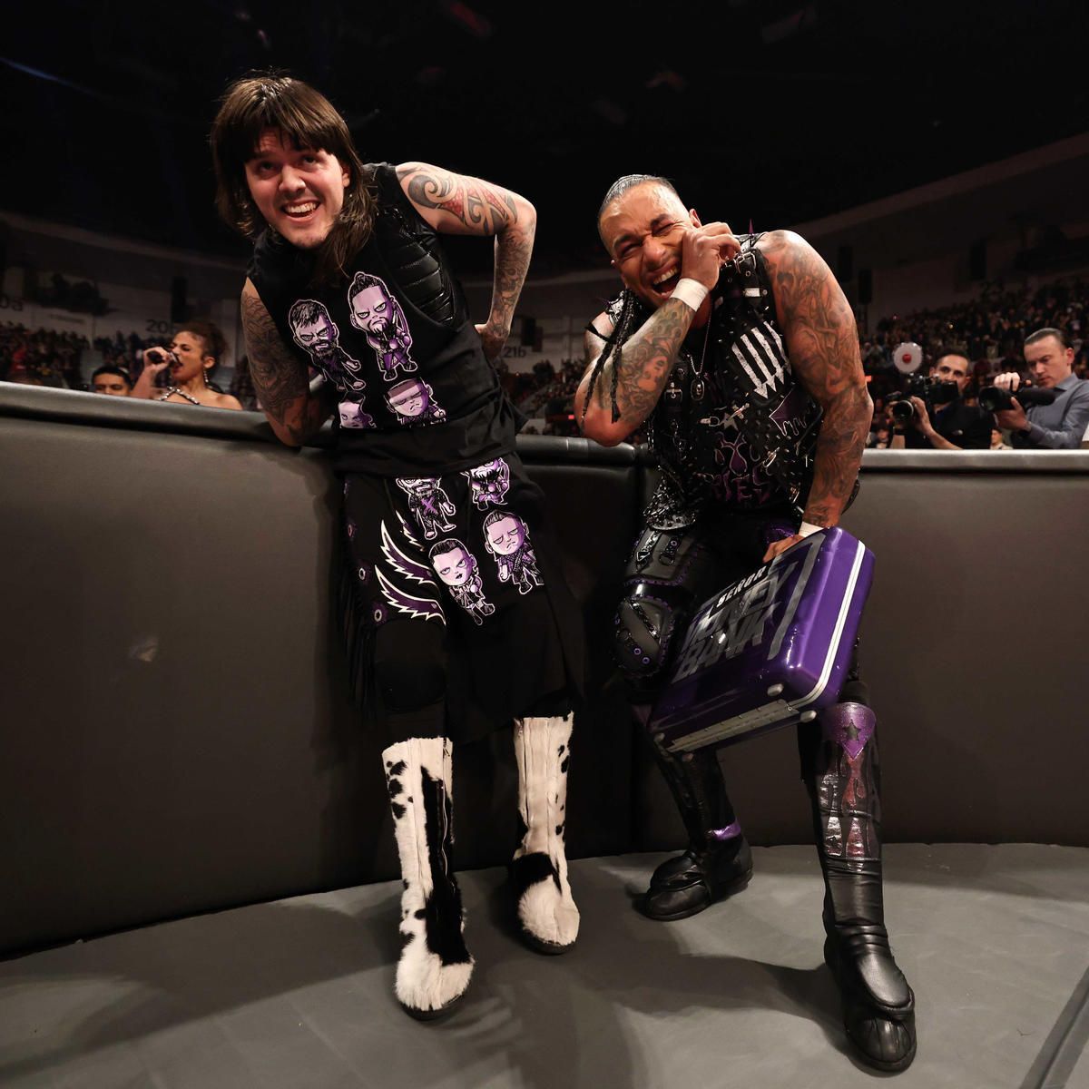 Damian Priest and Dominik Mysterio.
