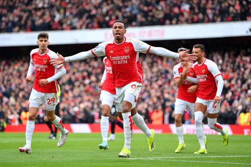 Gabriel was on target in a massive win against Crystal Palace.