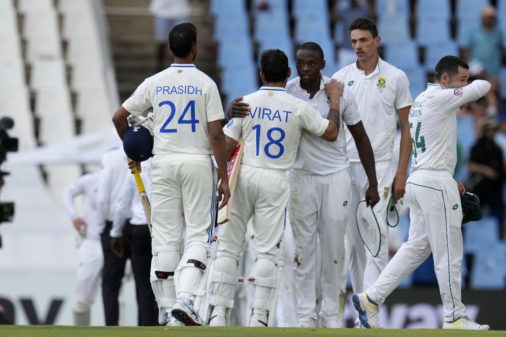 India ended 2023 with a loss to South Africa in the Centurion Test. (Pic: AP)