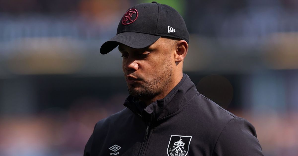 Burnley manager Vincent Kompany