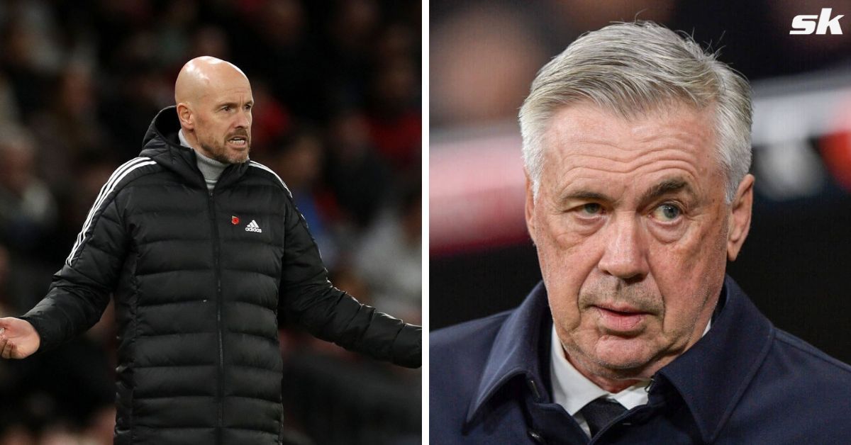 Erik ten Hag and Carlo Ancelotti (via Getty Images)