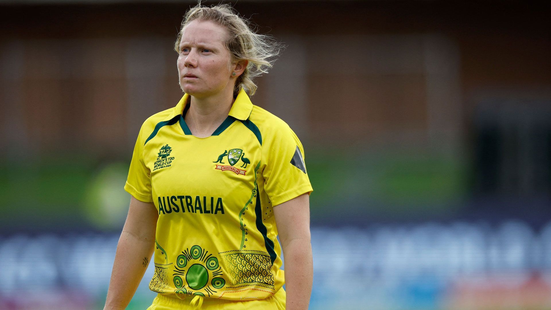 Alyssa Healy in action (Image Courtesy: ICC Cricket World Cup)