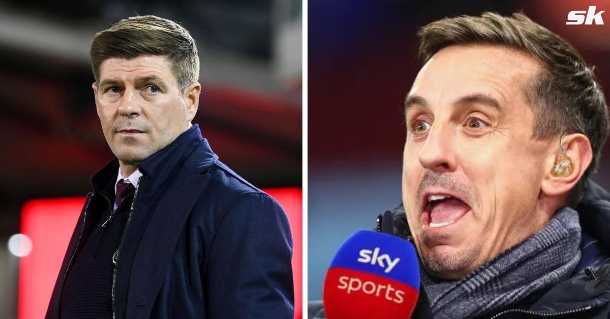 Steven Gerrard responds to Gary Neville as he reveals how the Liverpool legend rejected Manchester United move