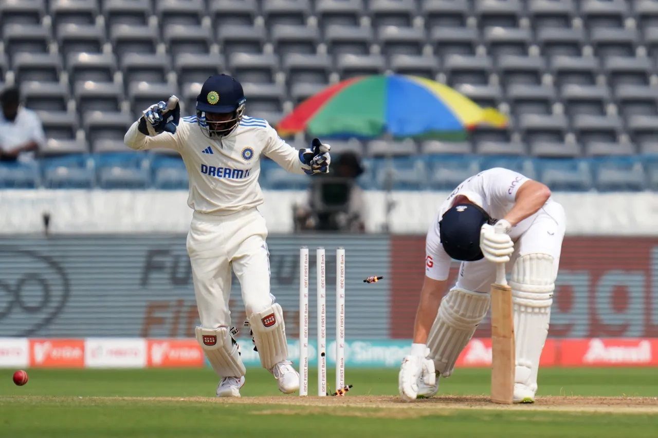 England posted a below-par total on Day 1 of the Hyderabad Test. [P/C: BCCI]