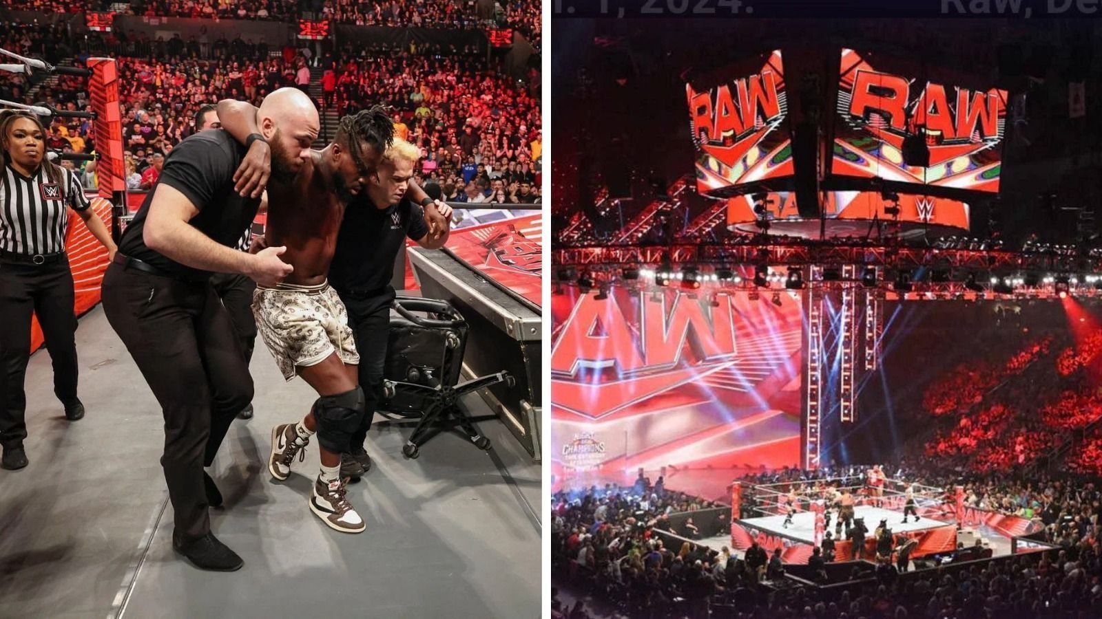 WWE Raw के दौरान कोफी किंग्सटन चोटिल हो गए थे