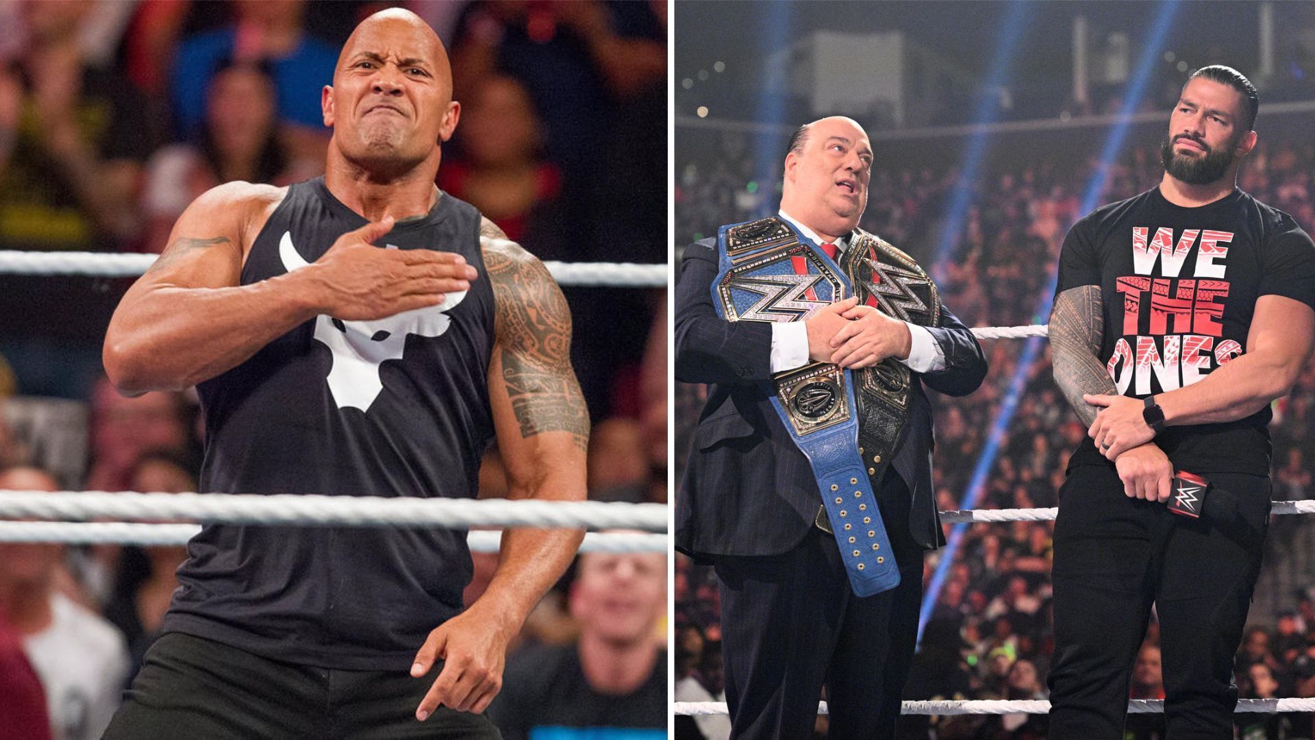 The Rock called out Roman Reigns at WWE RAW Day 1