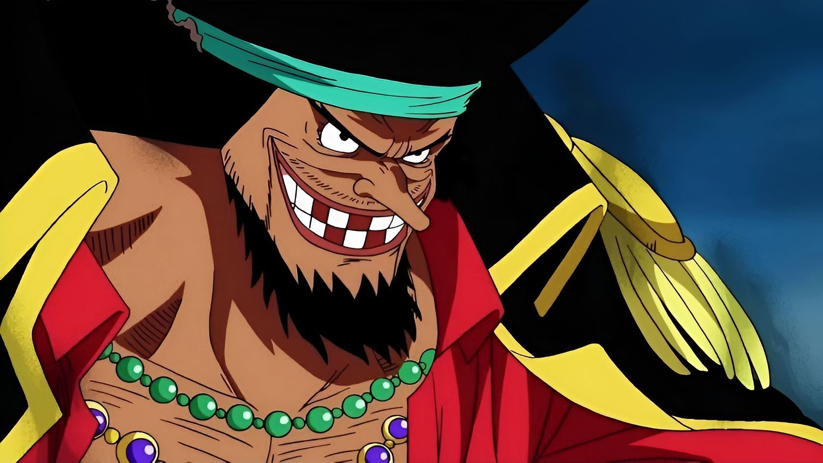 Blackbeard as seen in the anime series (Image via Toei Animation)