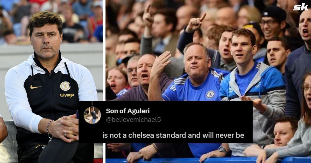 Chelsea fans expressed their frustration at one of their stars