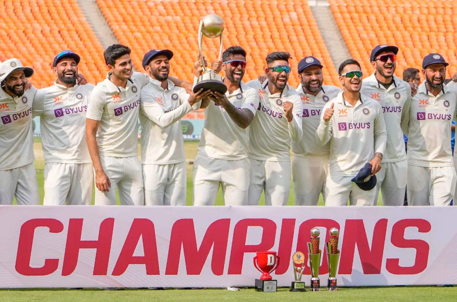 India triumphed in the latest Test series against Australia in 2023.