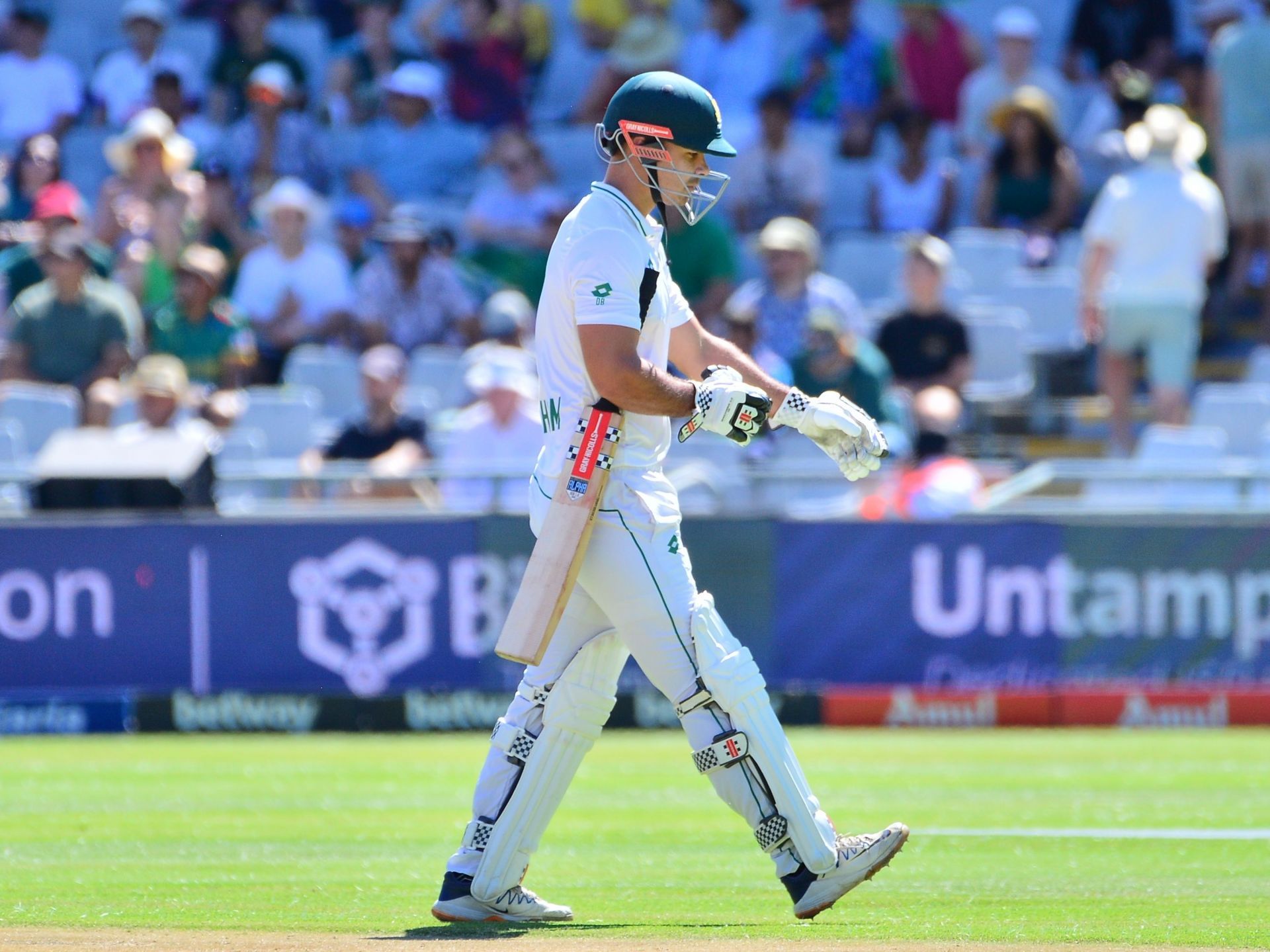 David Bedingham was caught behind off Jasprit Bumrah&#039;s bowling. [P/C: Getty]