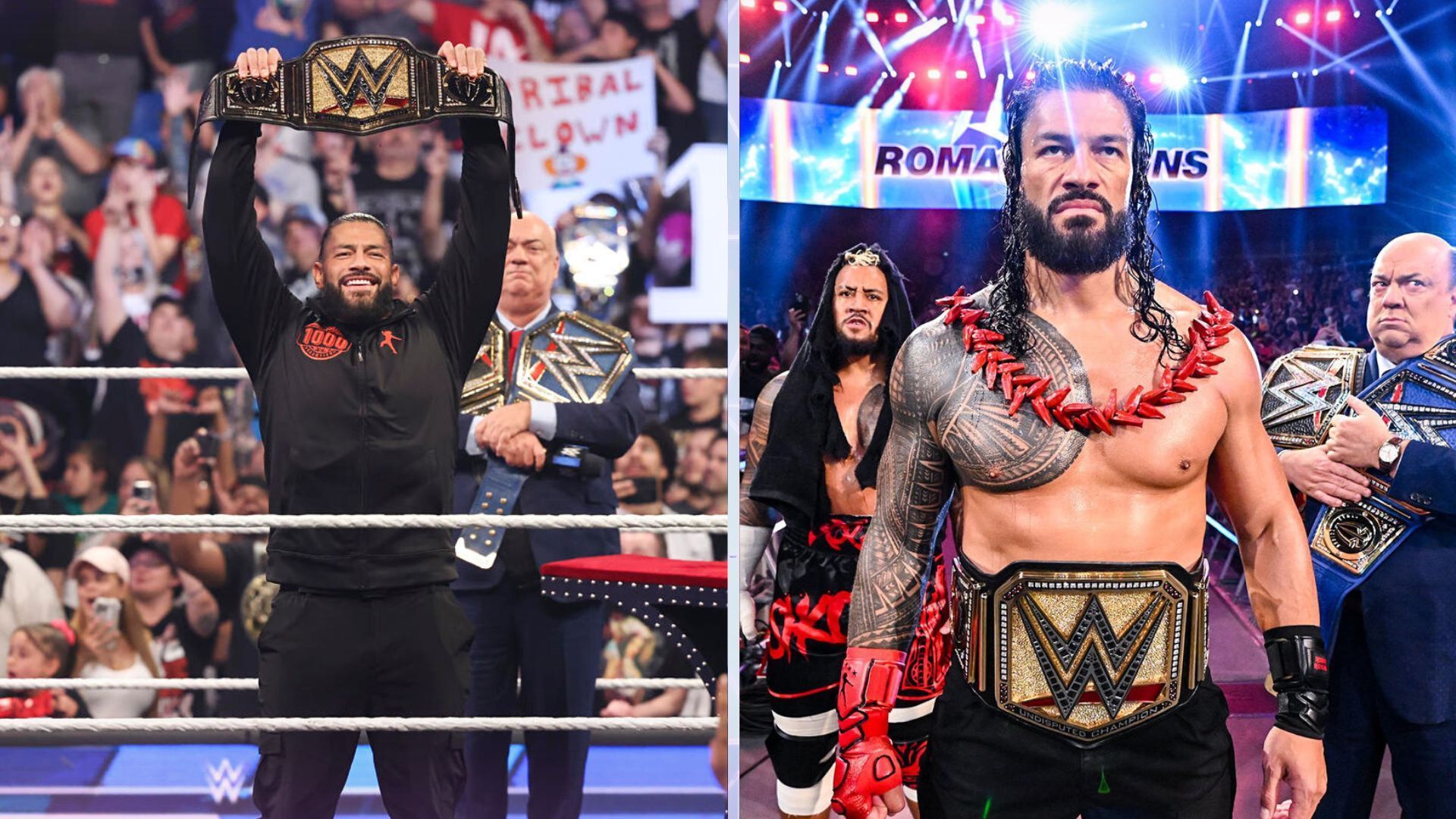 Roman Reigns will defend his title in a blockbuster match.