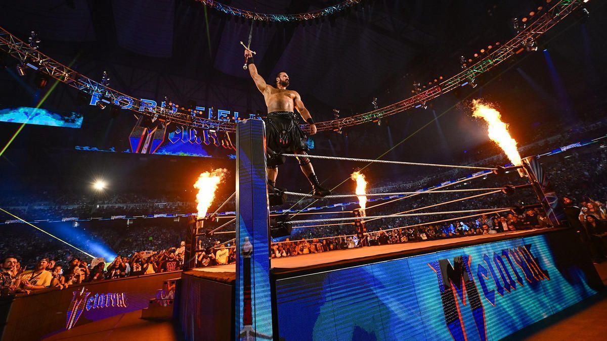 Drew McIntyre as he prepares to challenge (unsuccessfully) for the Intercontinental Title.