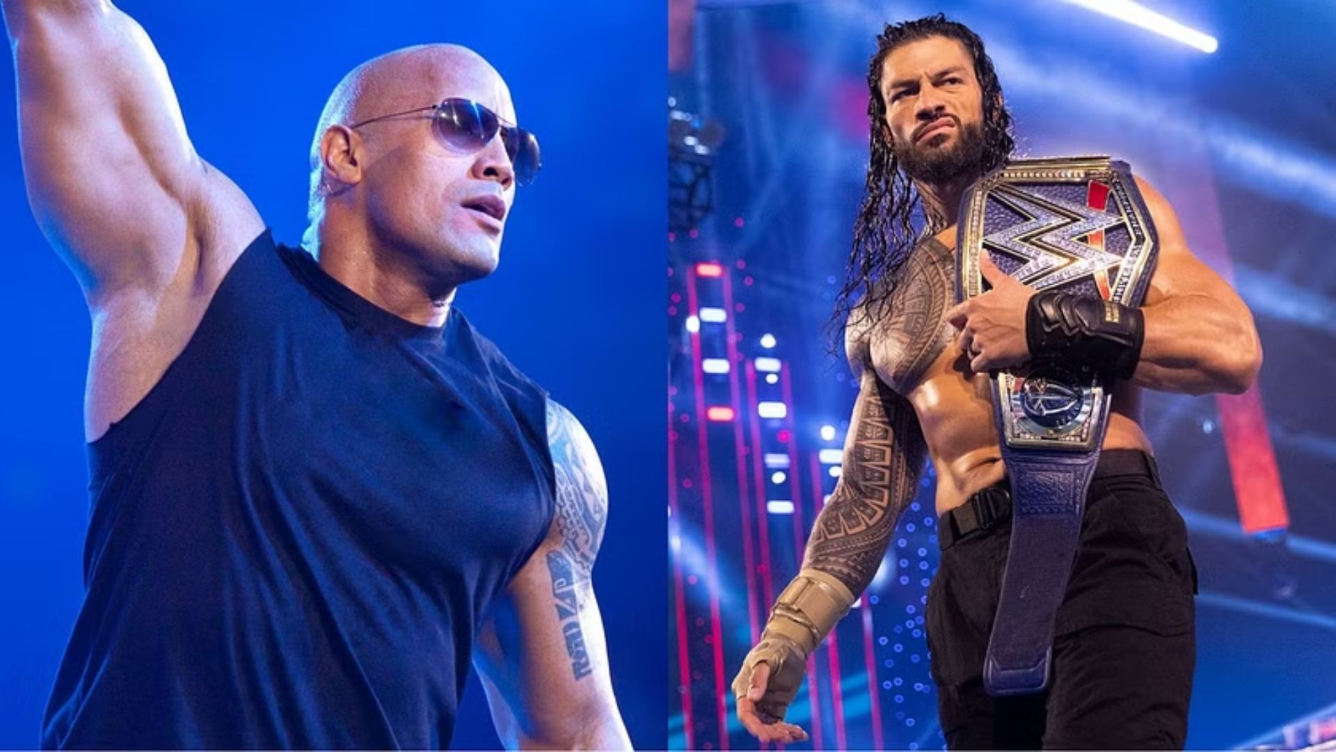 roman reigns vs the rock wrestlemania 40