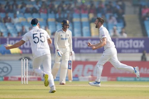 Shubman Gill was caught behind off Mark Wood's bowling. [P/C: BCCI]