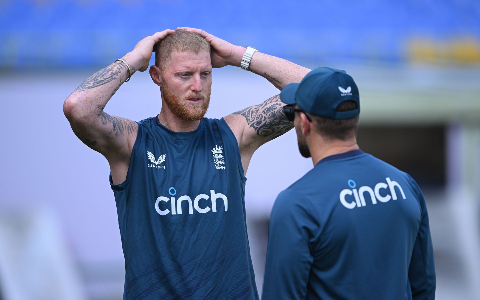 England practice session. (Image Credits: Getty)