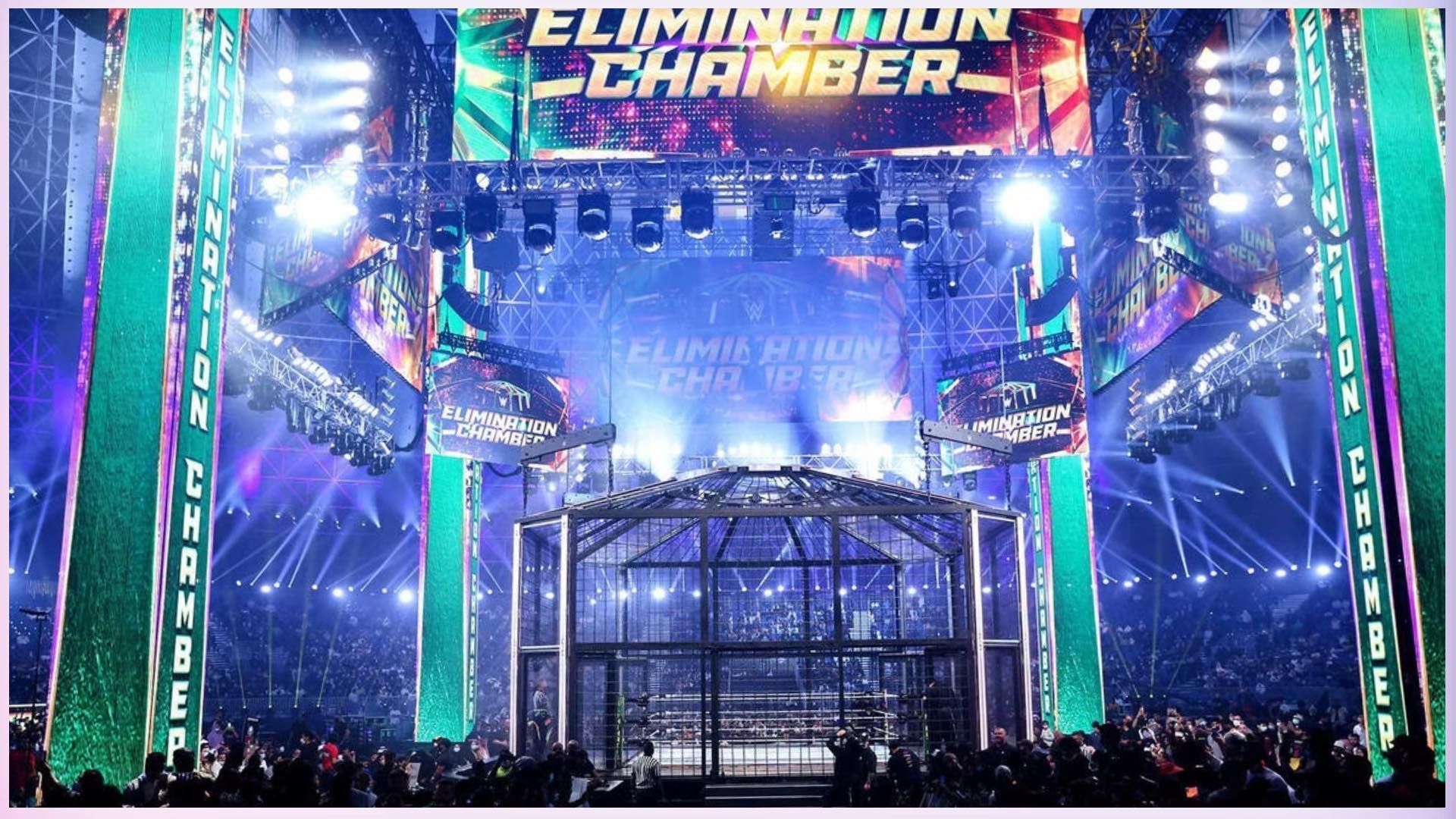 Elimination Chamber takes place two weeks from this Saturday.