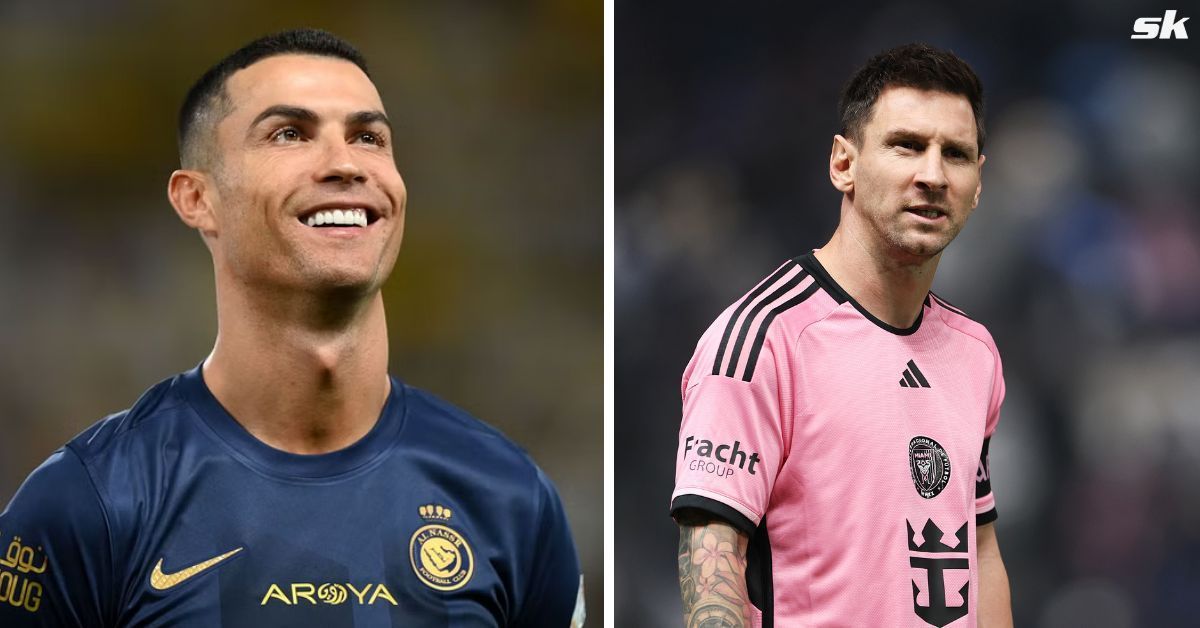 Cristiano Ronaldo (left) and Lionel Messi