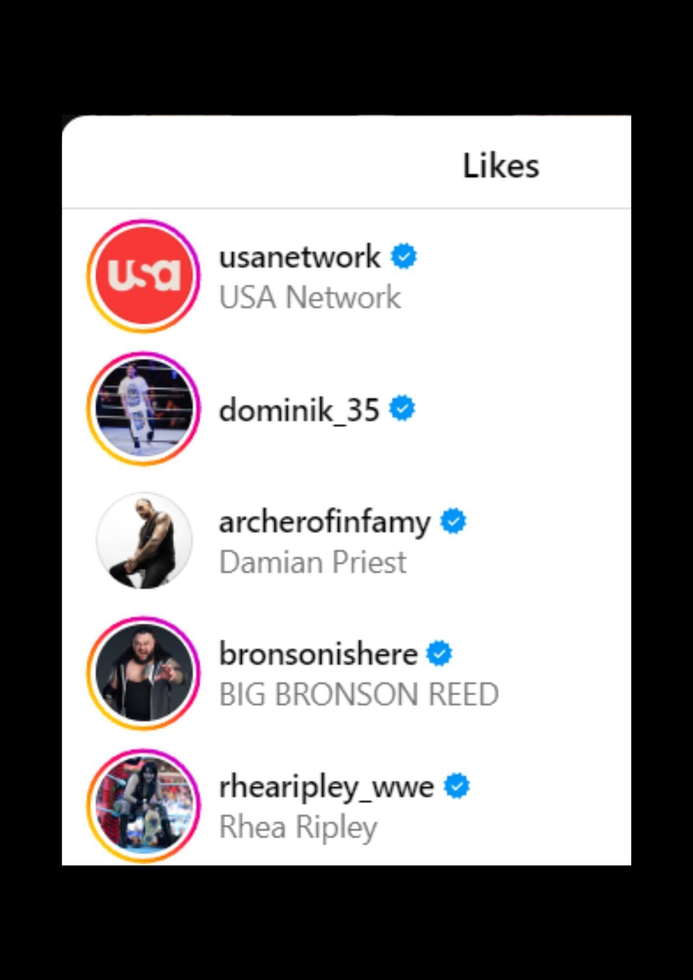 Reactions to Finn Balor&#039;s Instagram post.