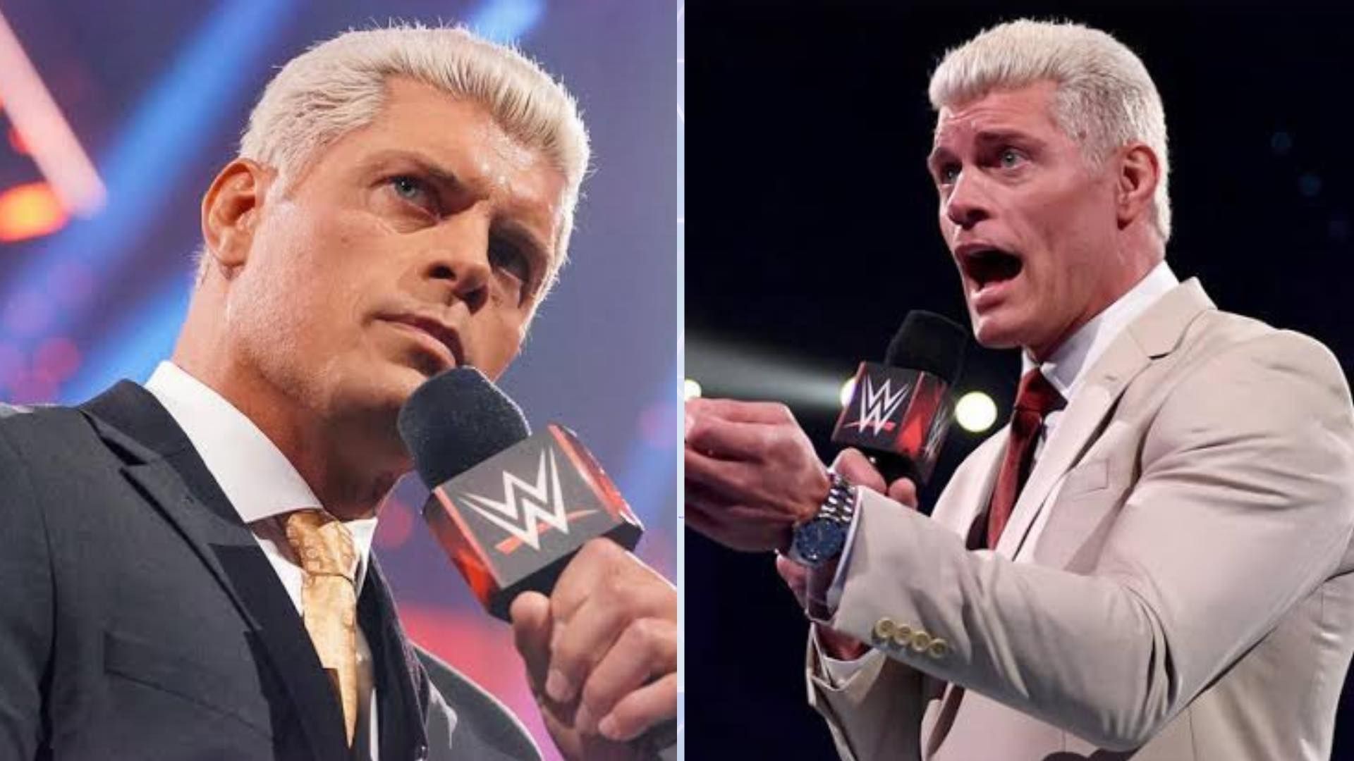 Cody Rhodes cuts a promo on WWE RAW.