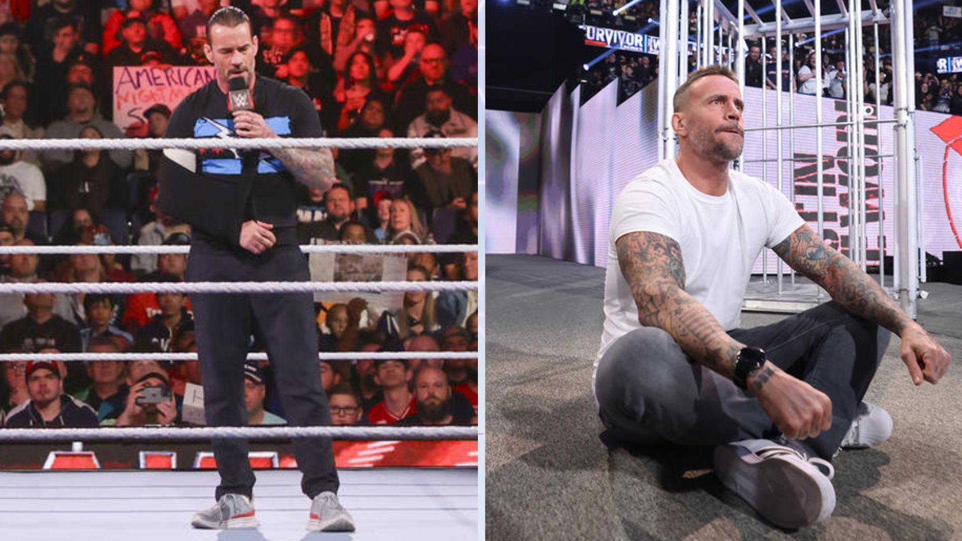 CM Punk returned at Survivor Series 2023.