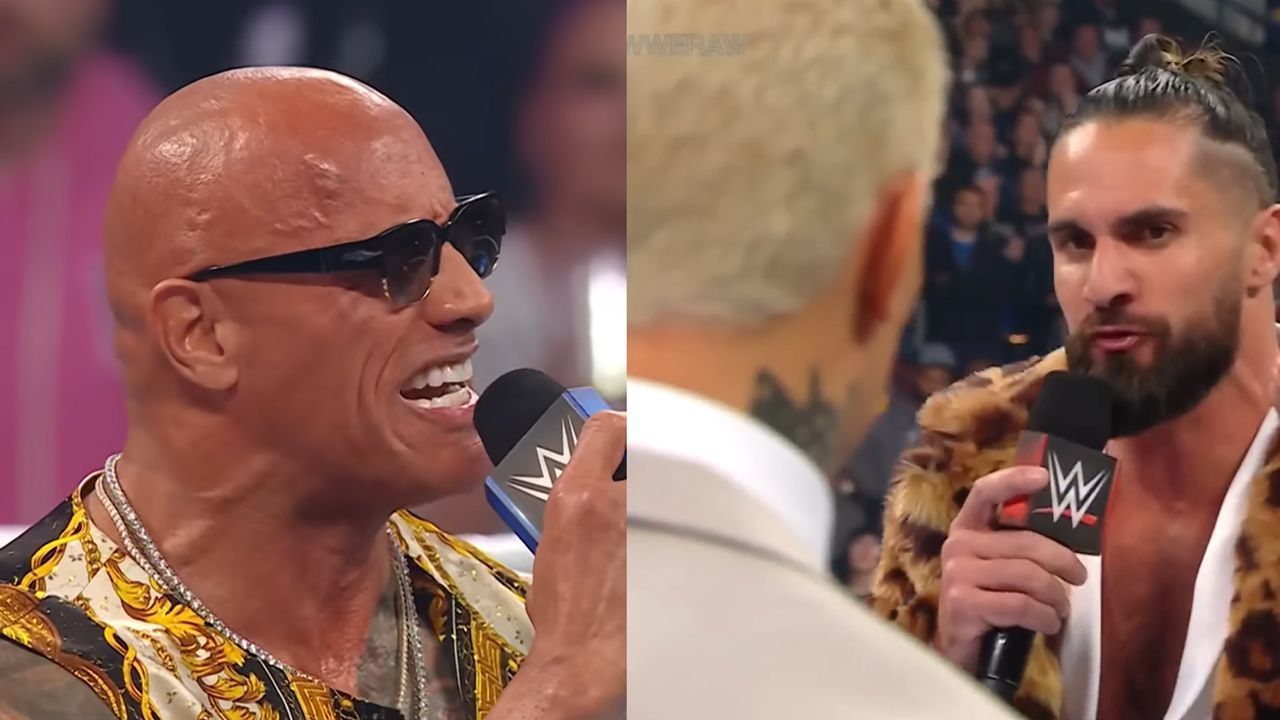 The Rock took a shot at the two top stars (via WWE